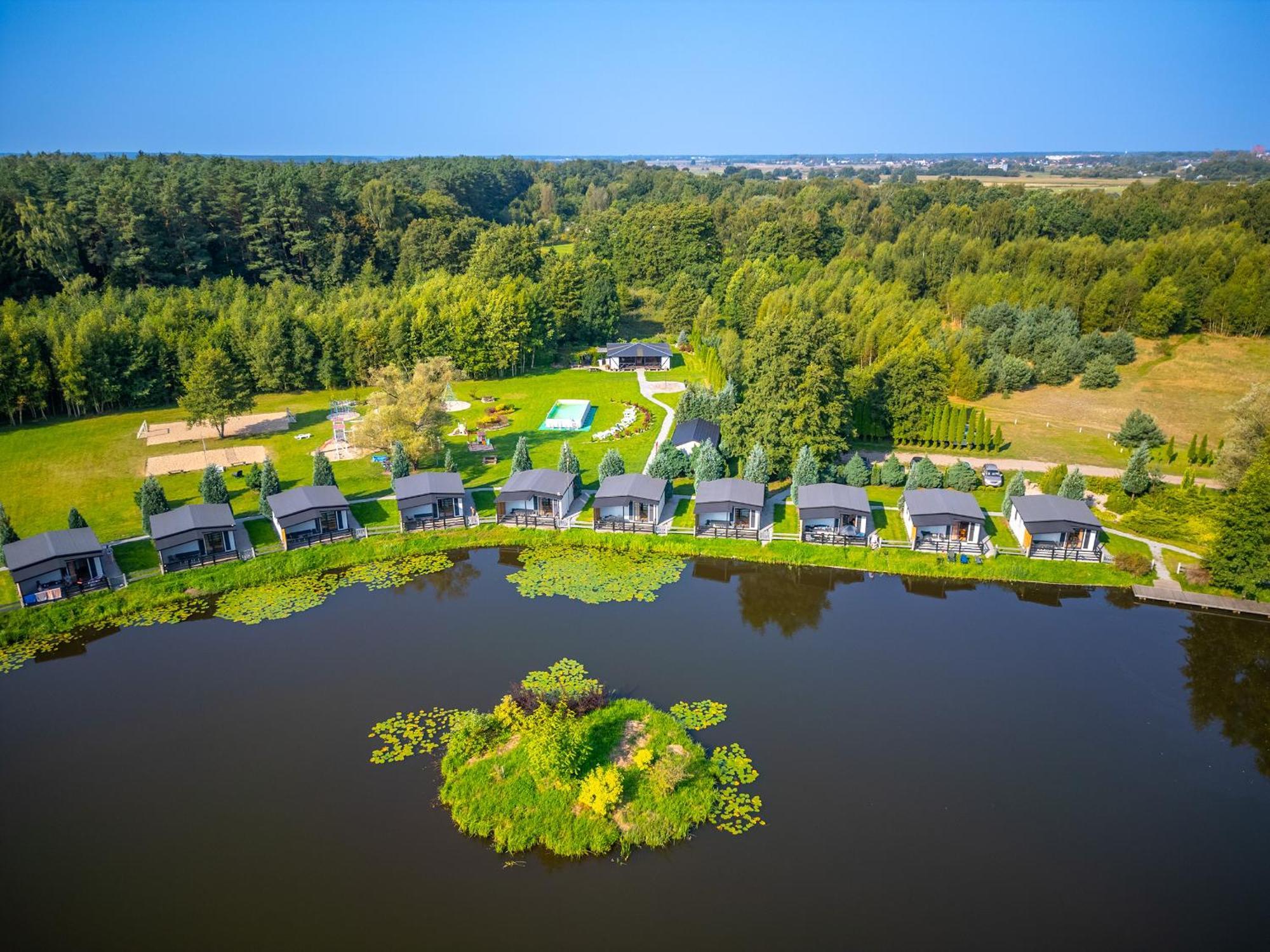 Domki Drewniane Na Splawiu Nad Morzem Ujście-Darłowskie Zewnętrze zdjęcie