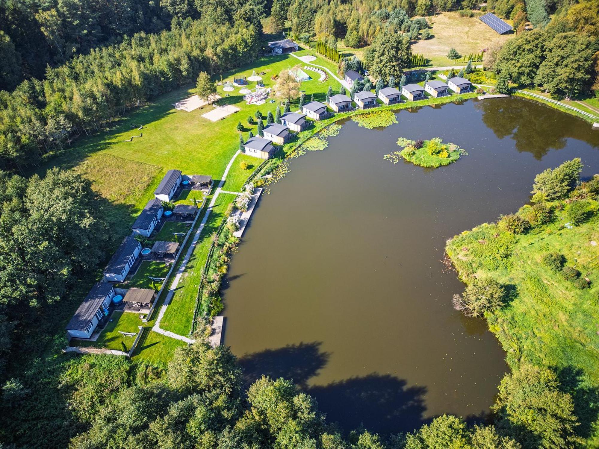 Domki Drewniane Na Splawiu Nad Morzem Ujście-Darłowskie Zewnętrze zdjęcie